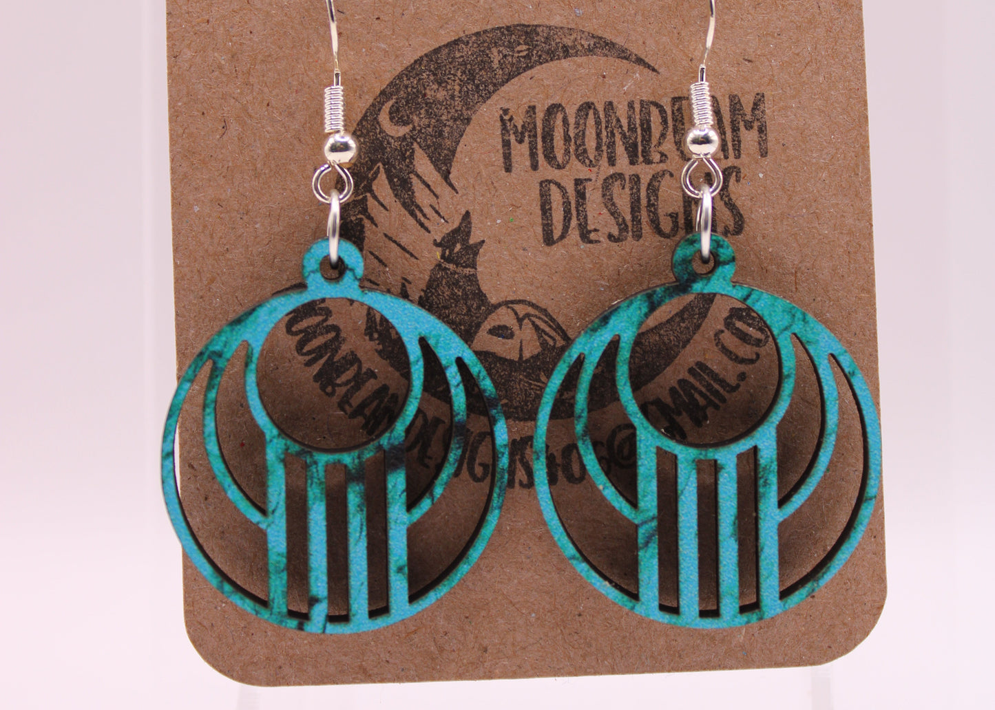 Teal Earrings