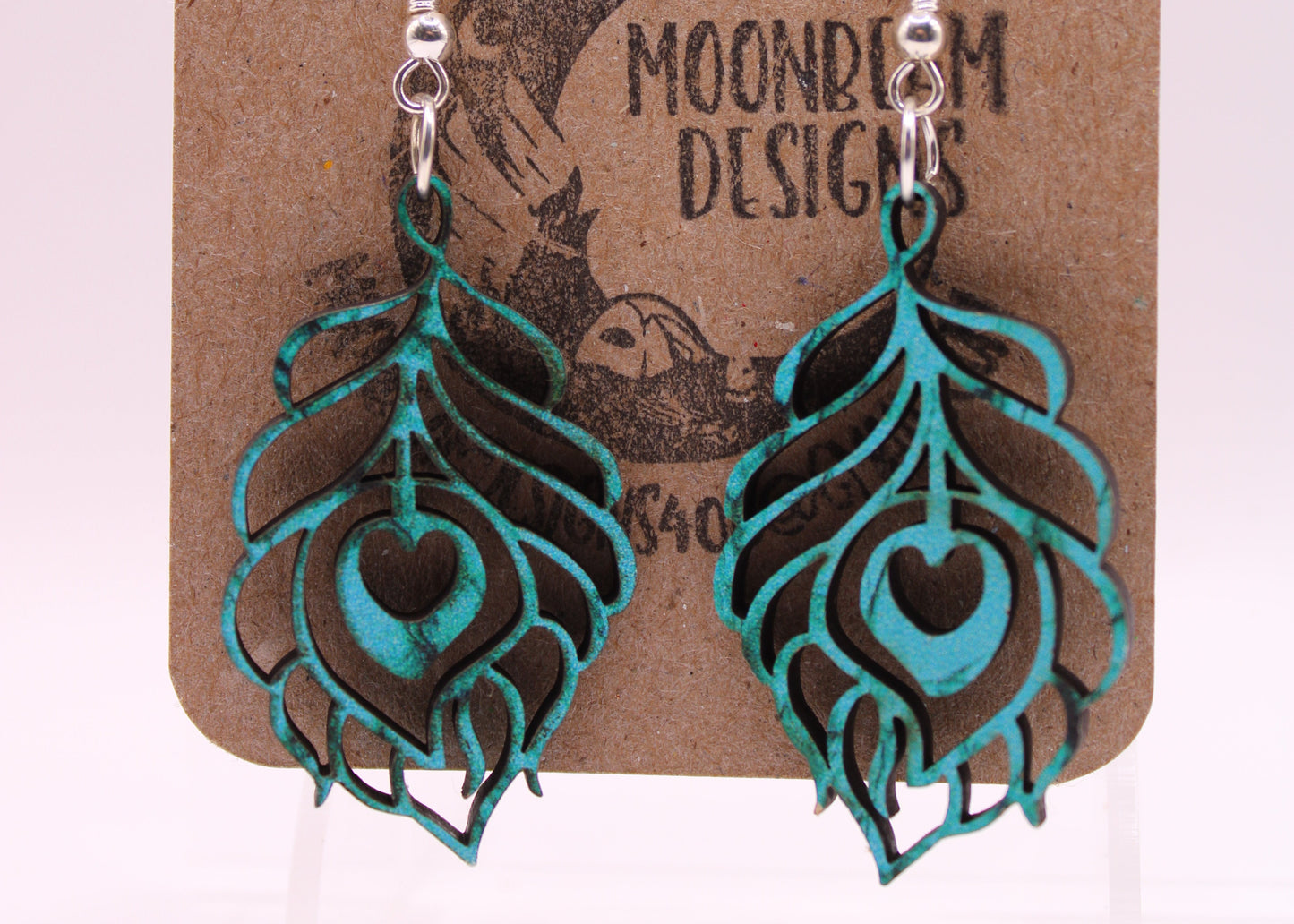 Teal Earrings