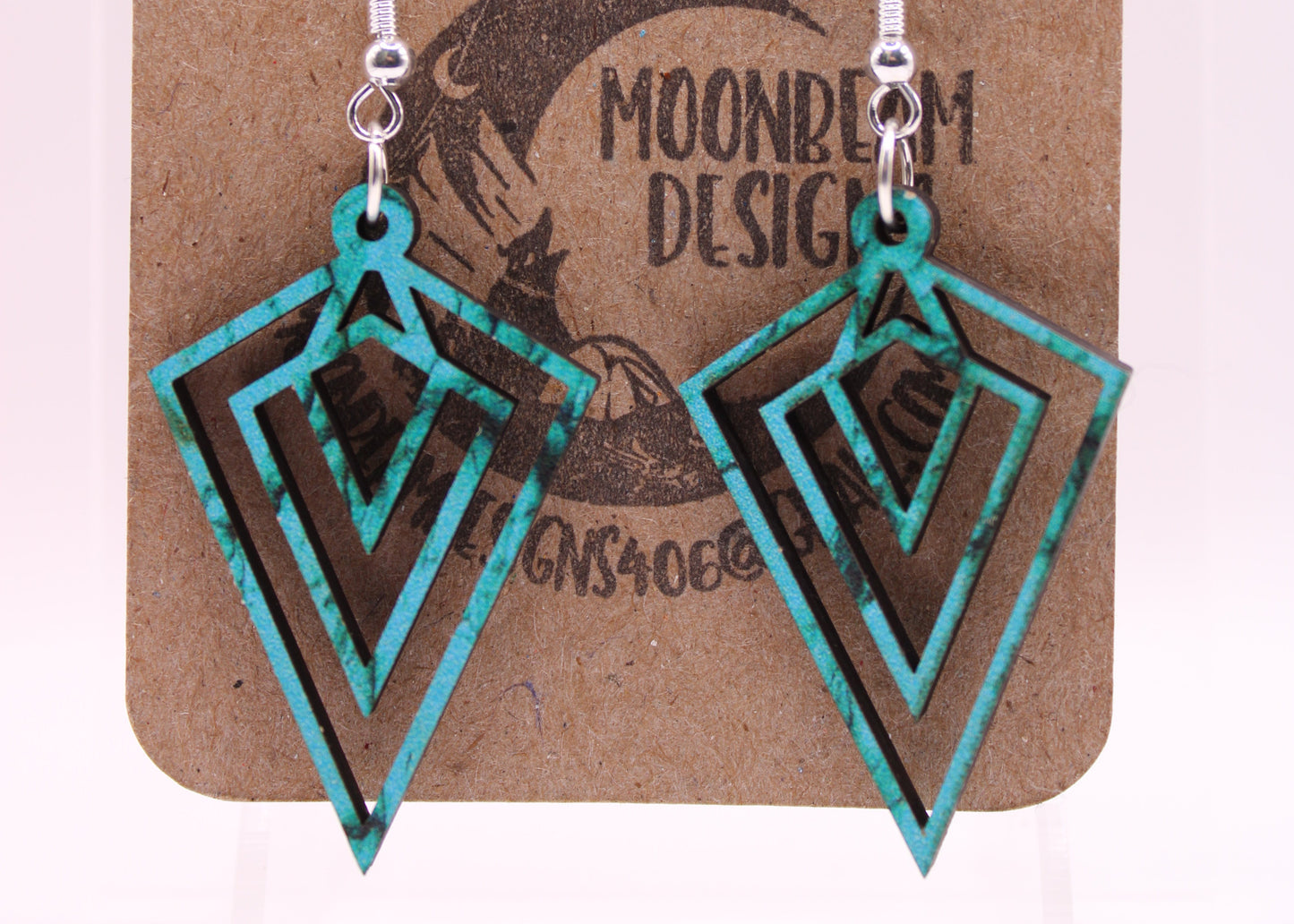 Teal Earrings