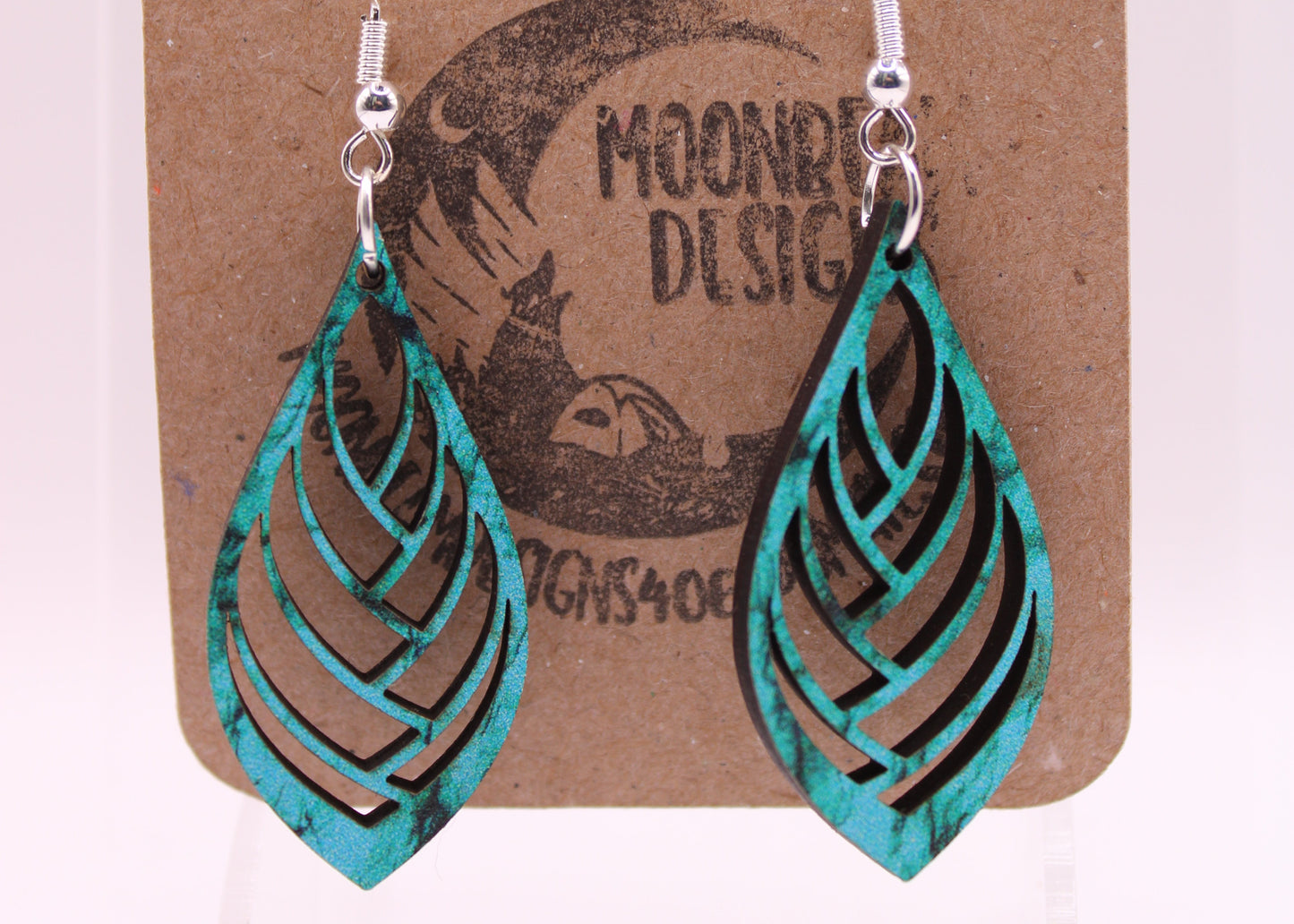 Teal Earrings
