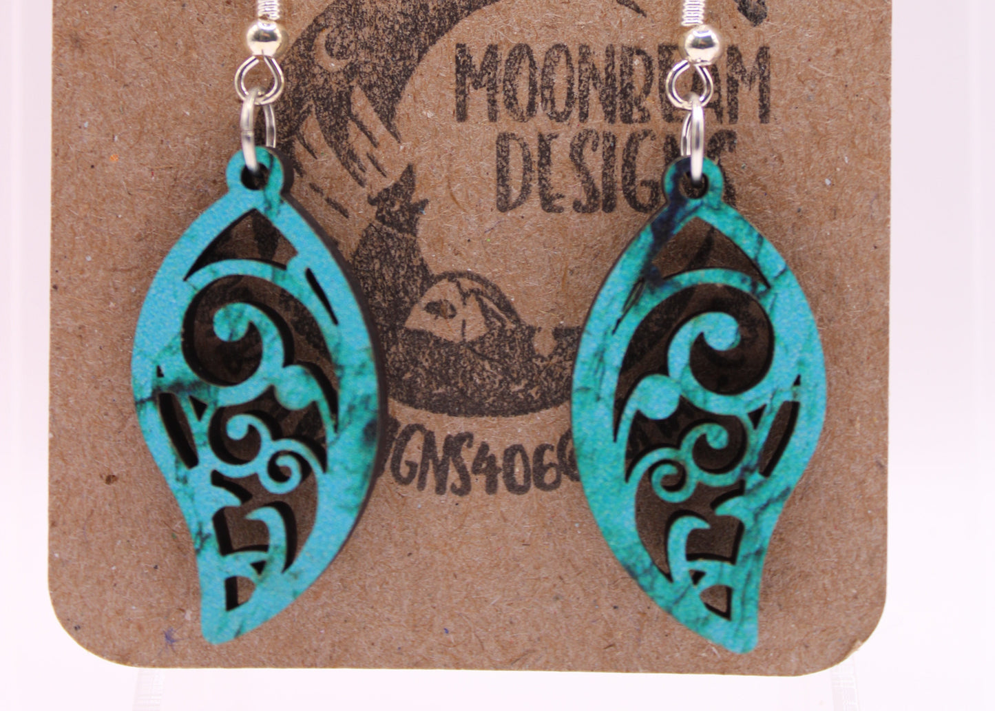 Teal Earrings