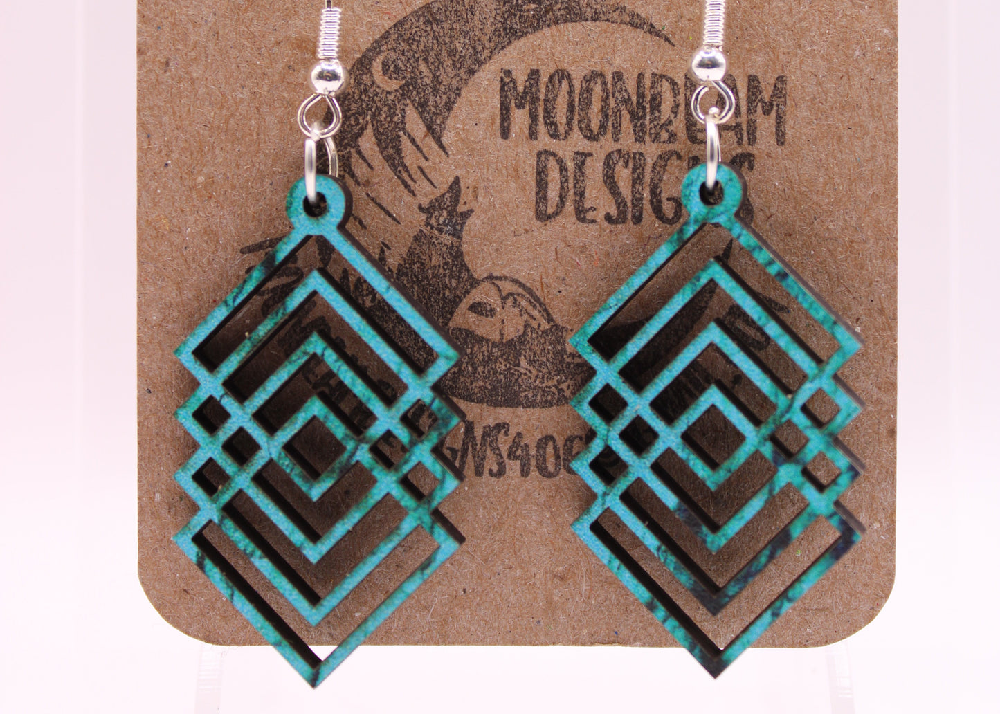 Teal Earrings