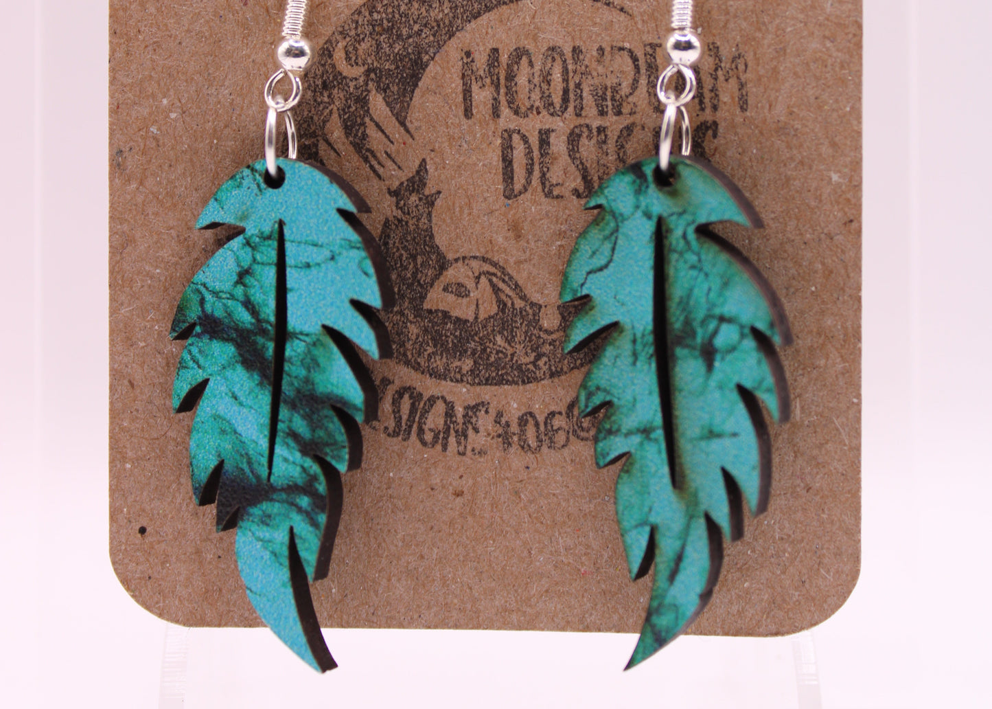 Teal Earrings