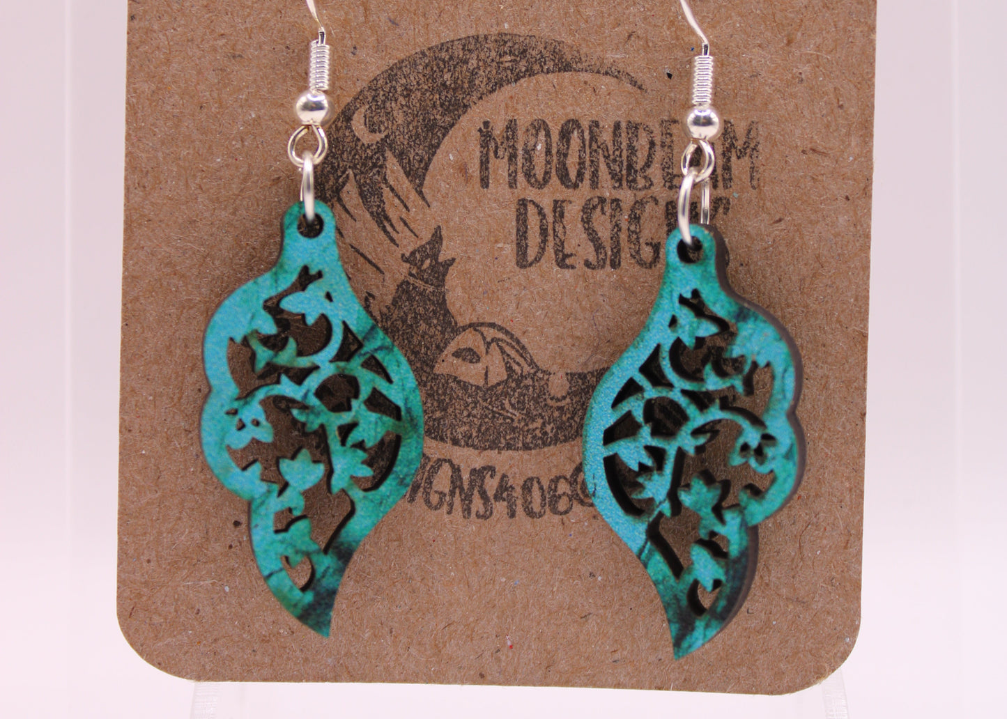Teal Earrings