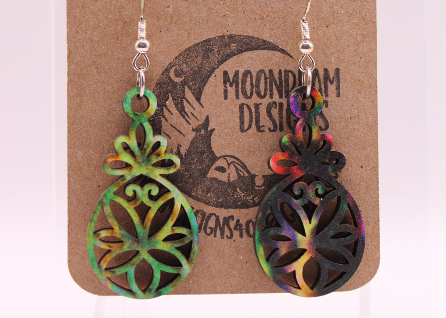 Rainbow Swirl Earrings