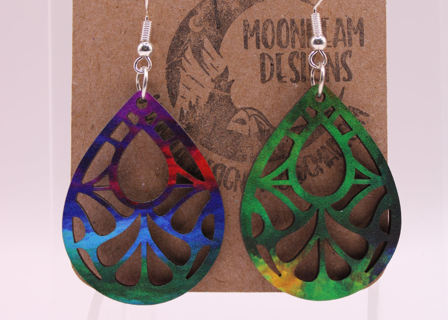 Rainbow Swirl Earrings