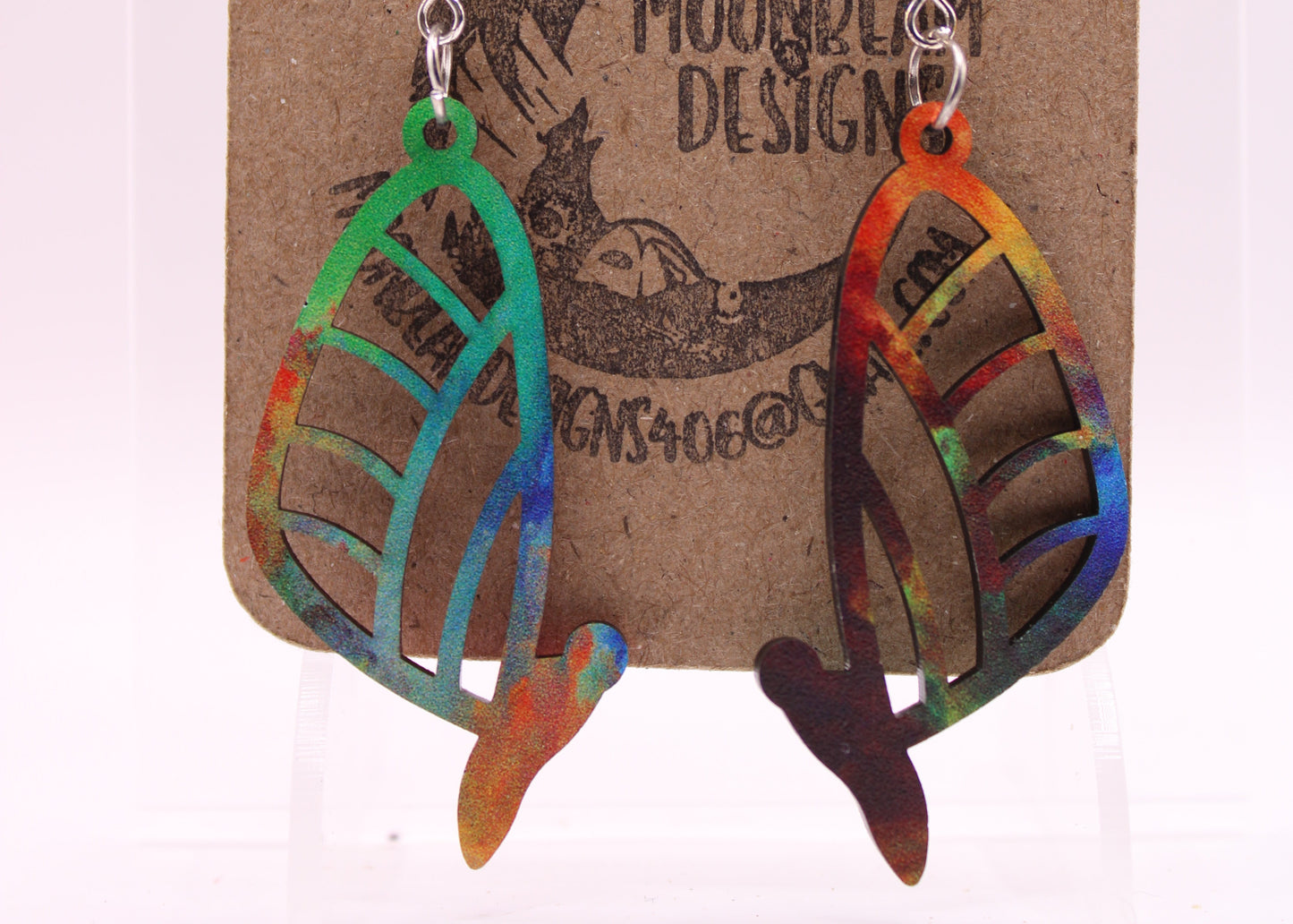 Rainbow Swirl Earrings