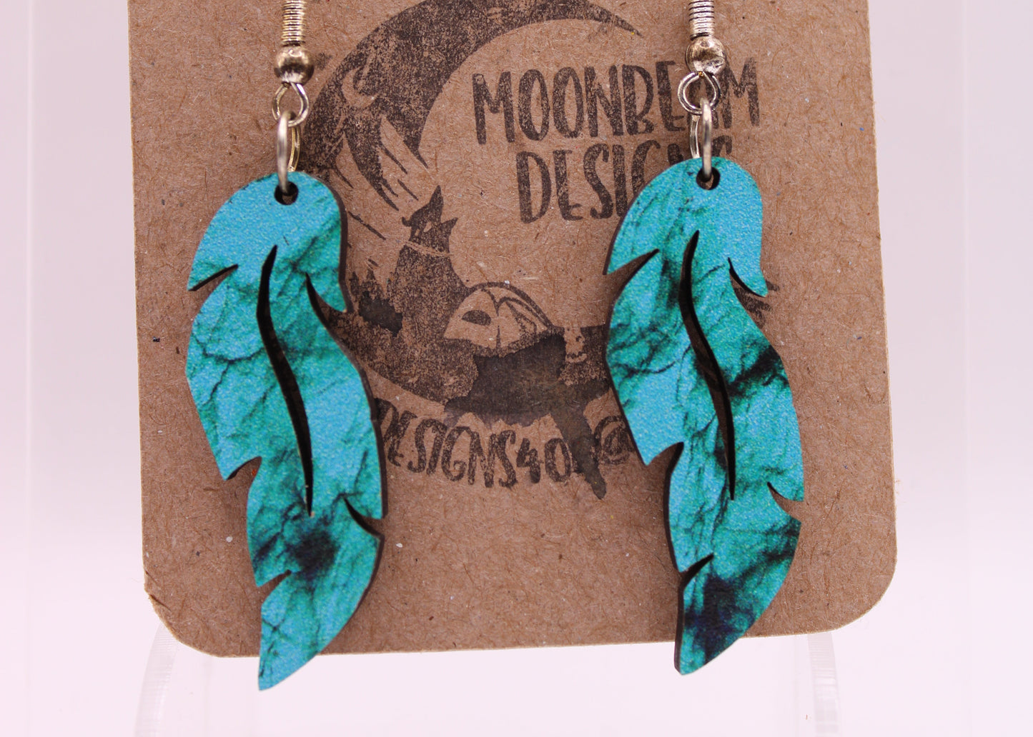 Teal Earrings