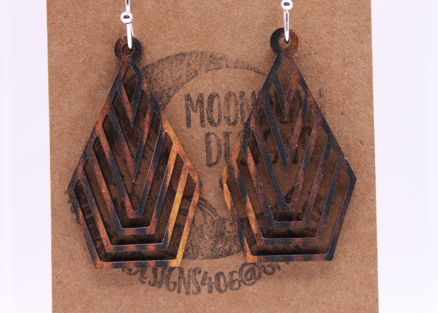 Wood Grain Earrings
