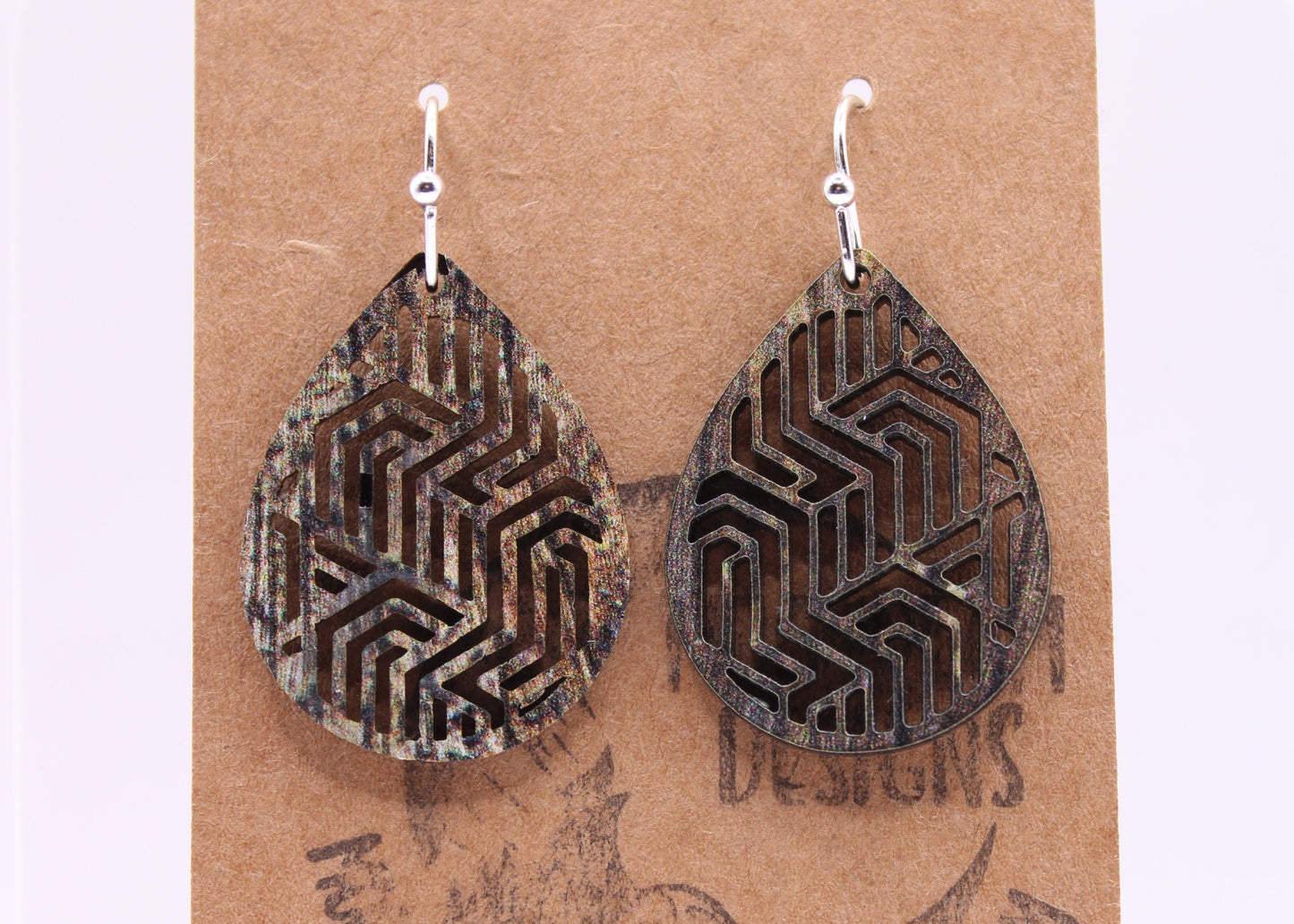 Wood Grain Earrings