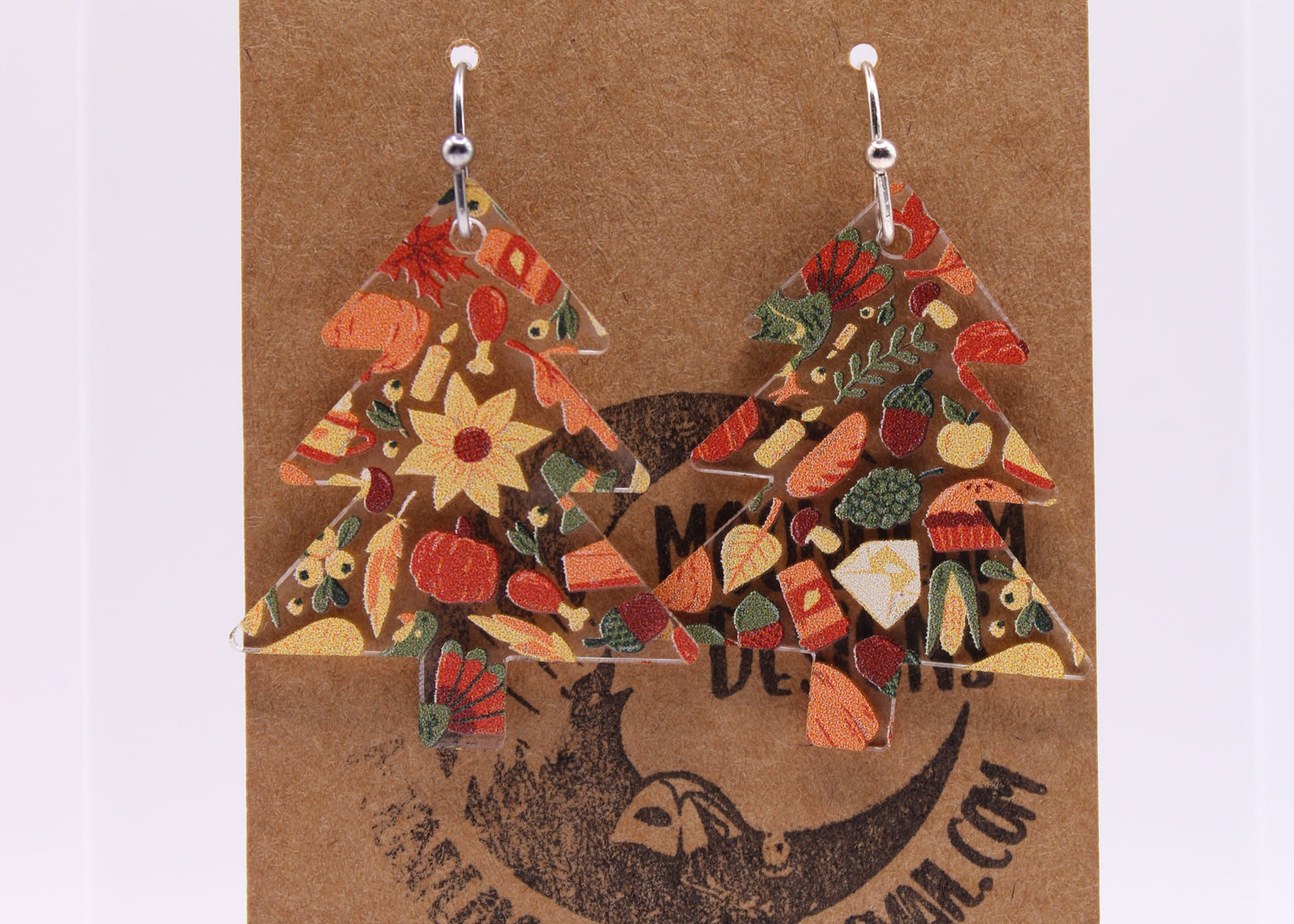 Thanksgiving (clear) Earrings