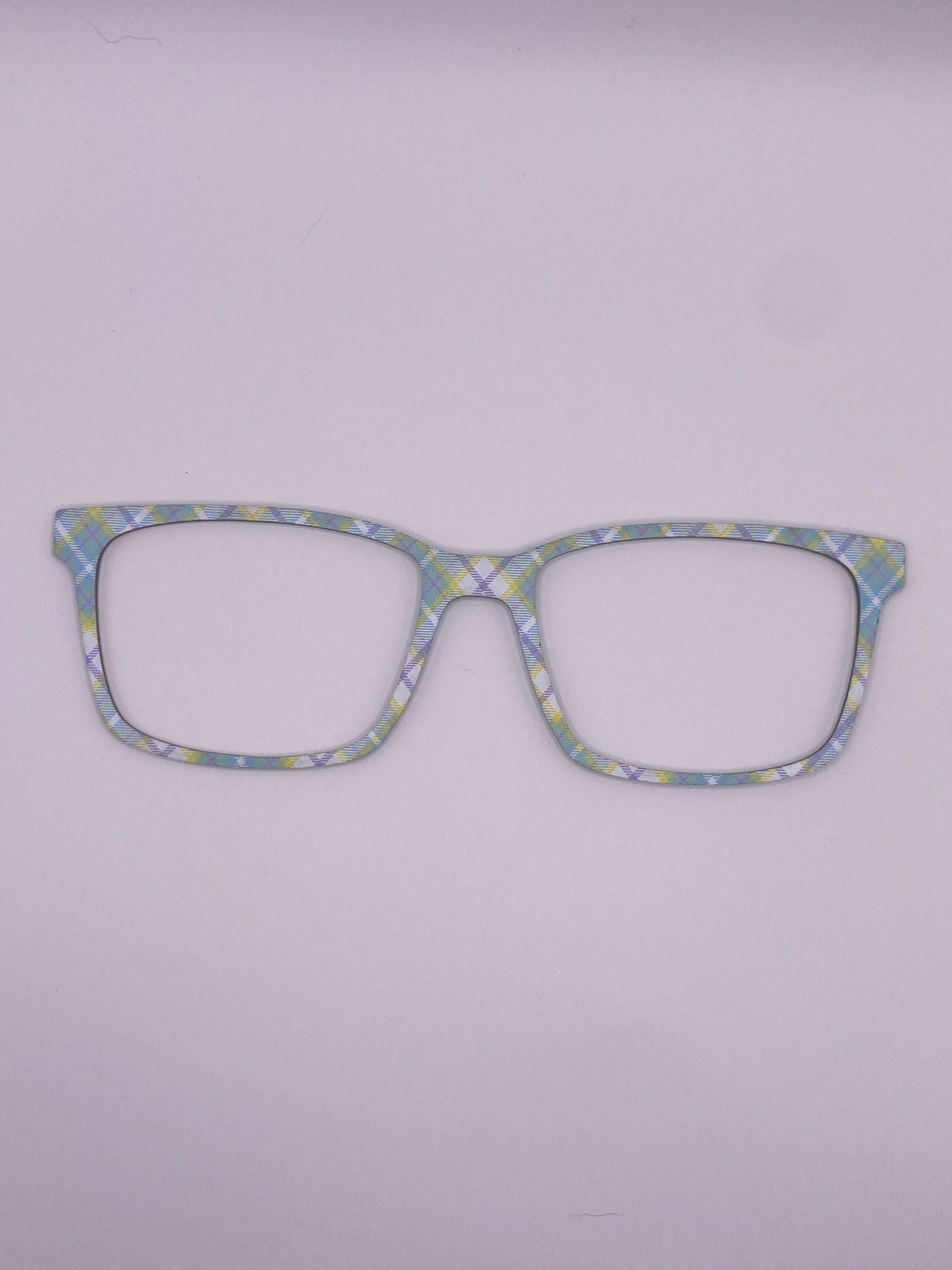 Blue Green Plaid Topper