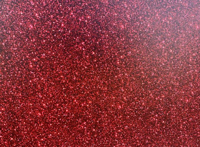 Red Glitter Topper
