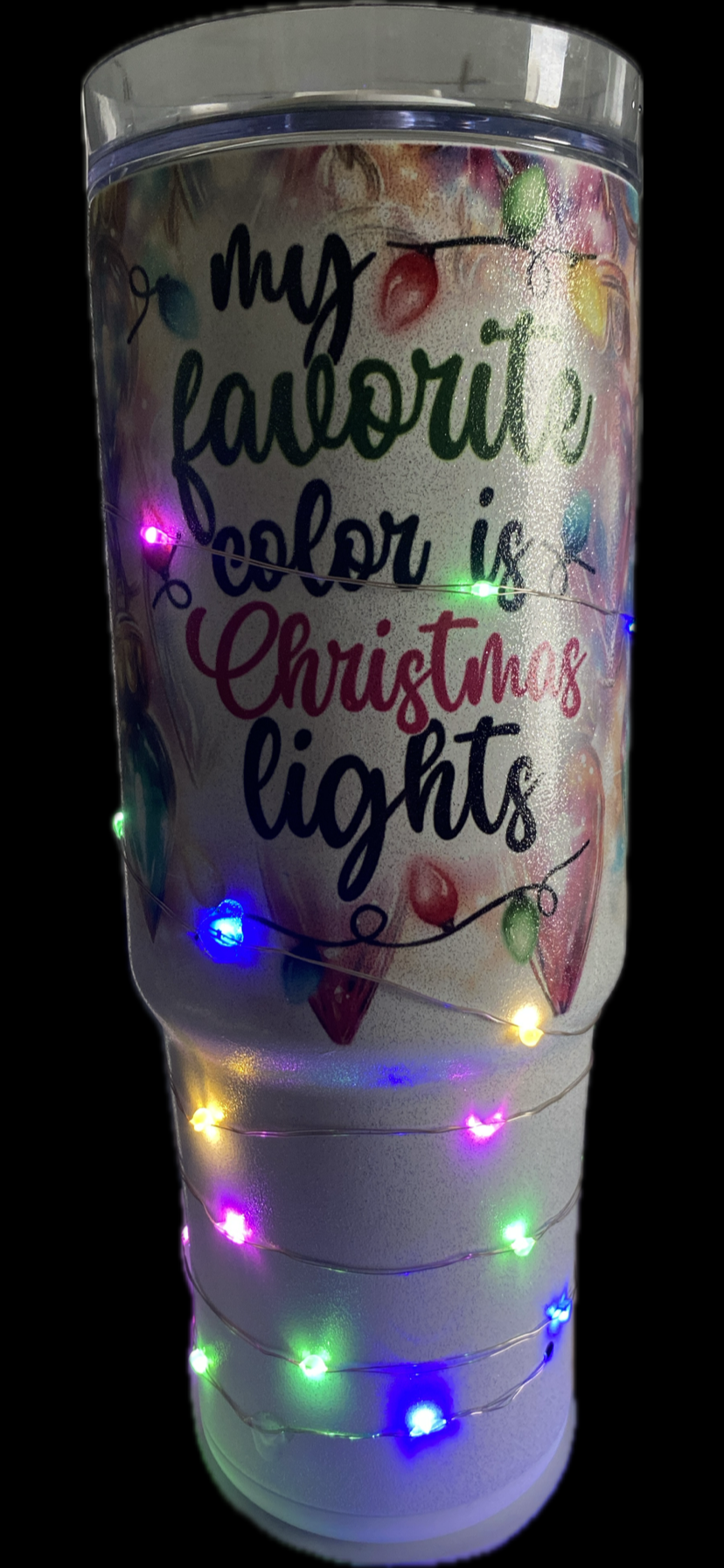 30oz. Light up Christmas tumbler