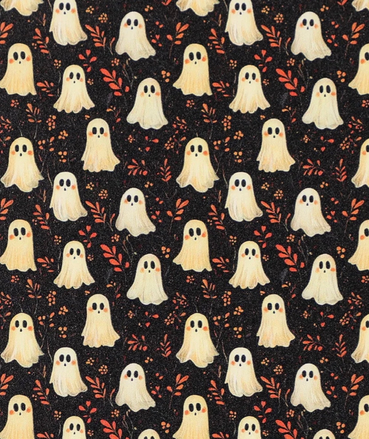 Dark ghost floral topper with earrings