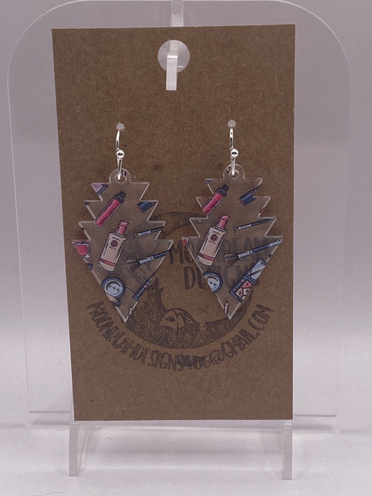 Makeup earrings