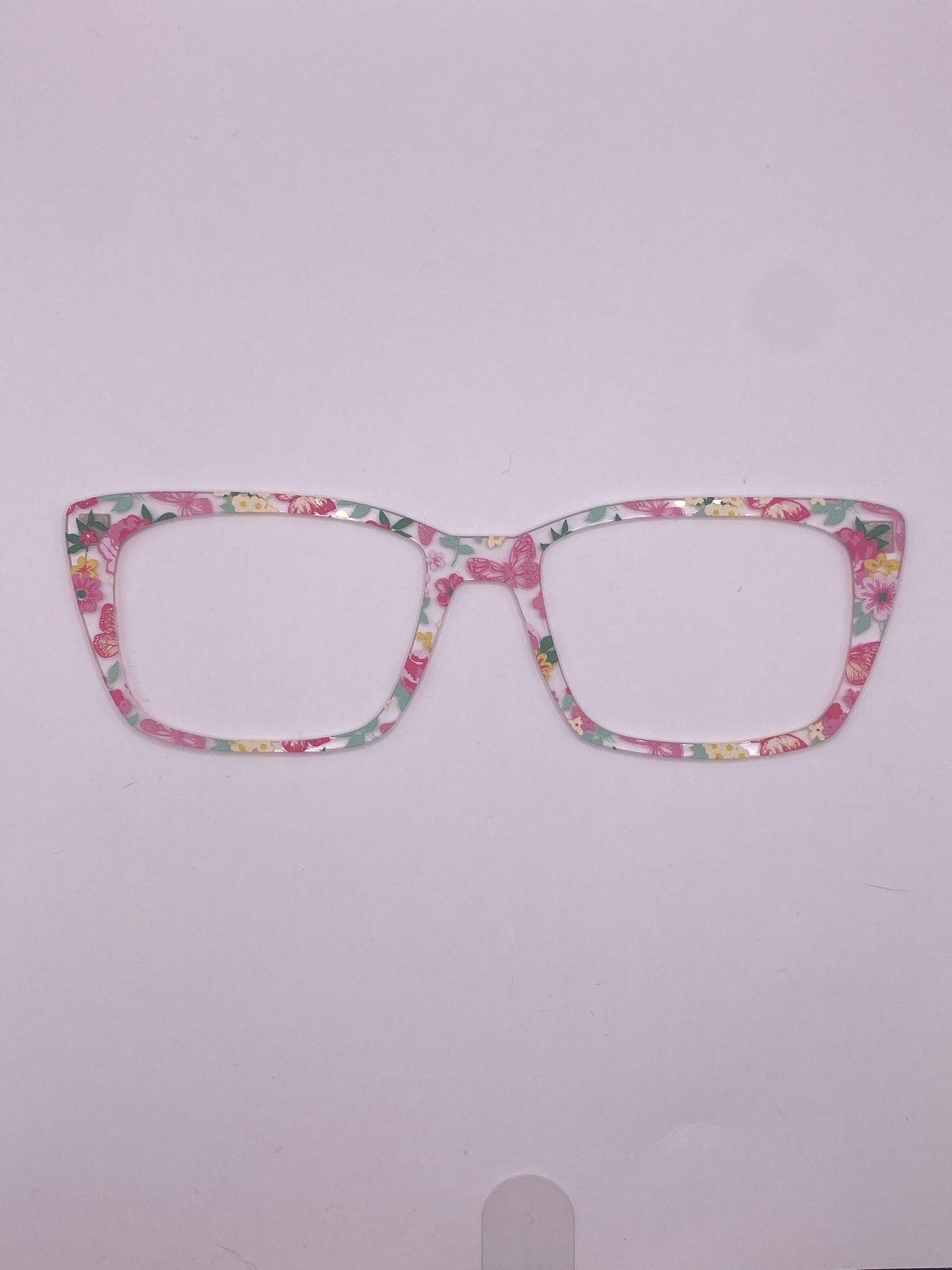 Floral Butterfly Topper (clear)