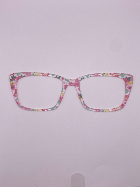 Floral Butterfly Topper (clear)