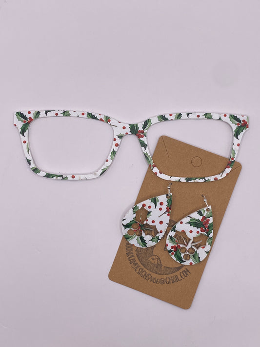 Holly Berry Topper With Earrings