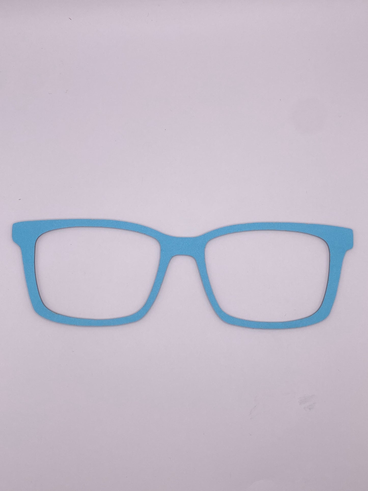 Solid pastel blue topper
