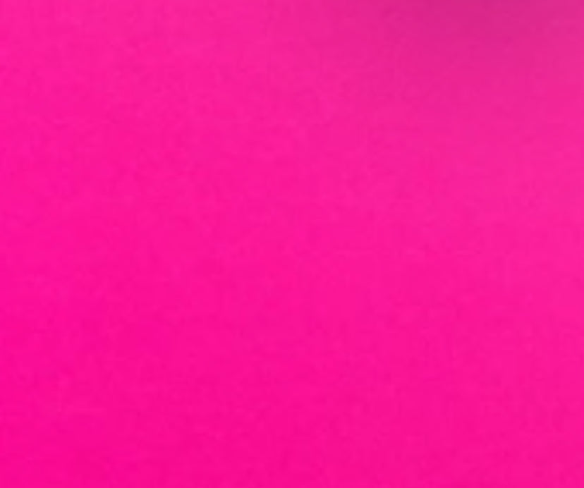 Solid dark pink topper