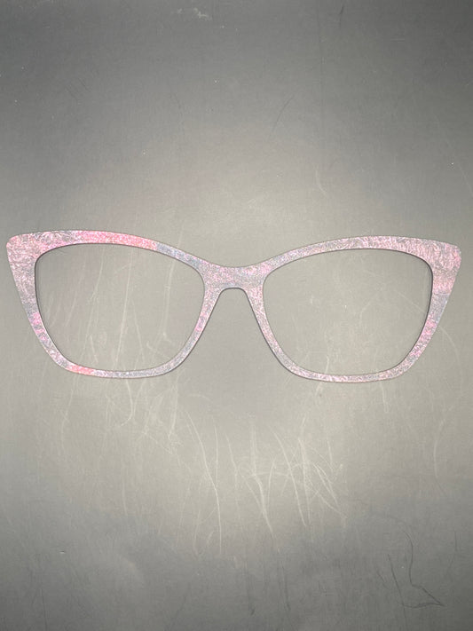 Pink flowers on stone topper