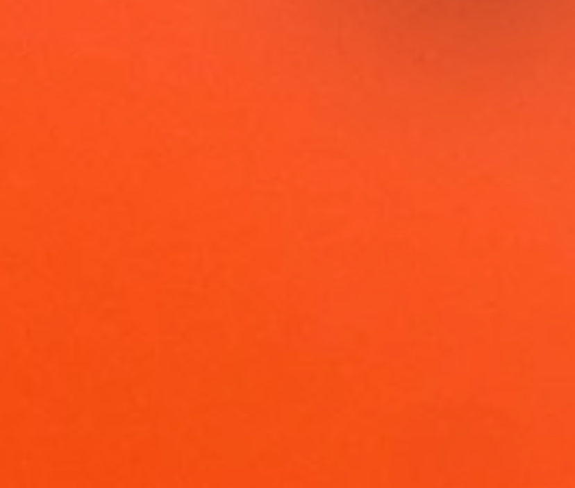 Solid orange topper