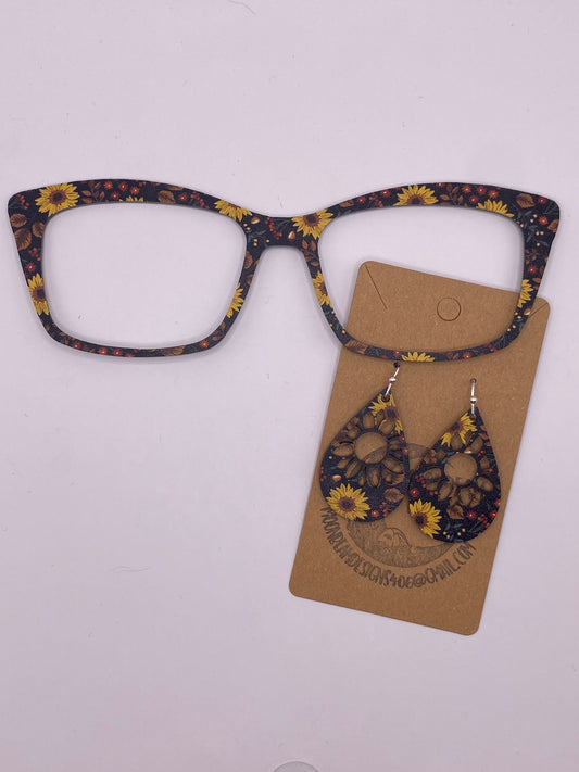 Sunflower Topper With Earrings