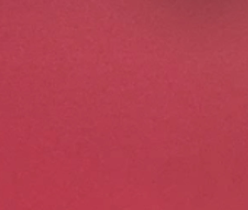 Solid maroon topper