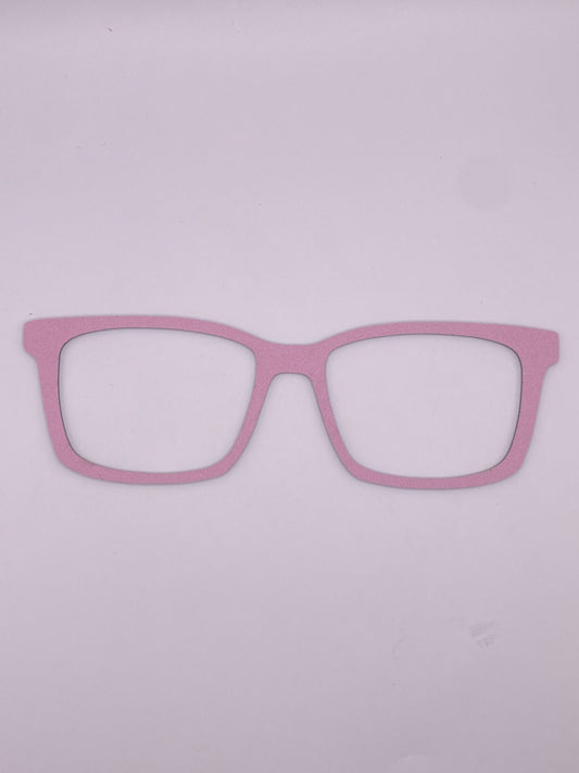 Solid light pink topper
