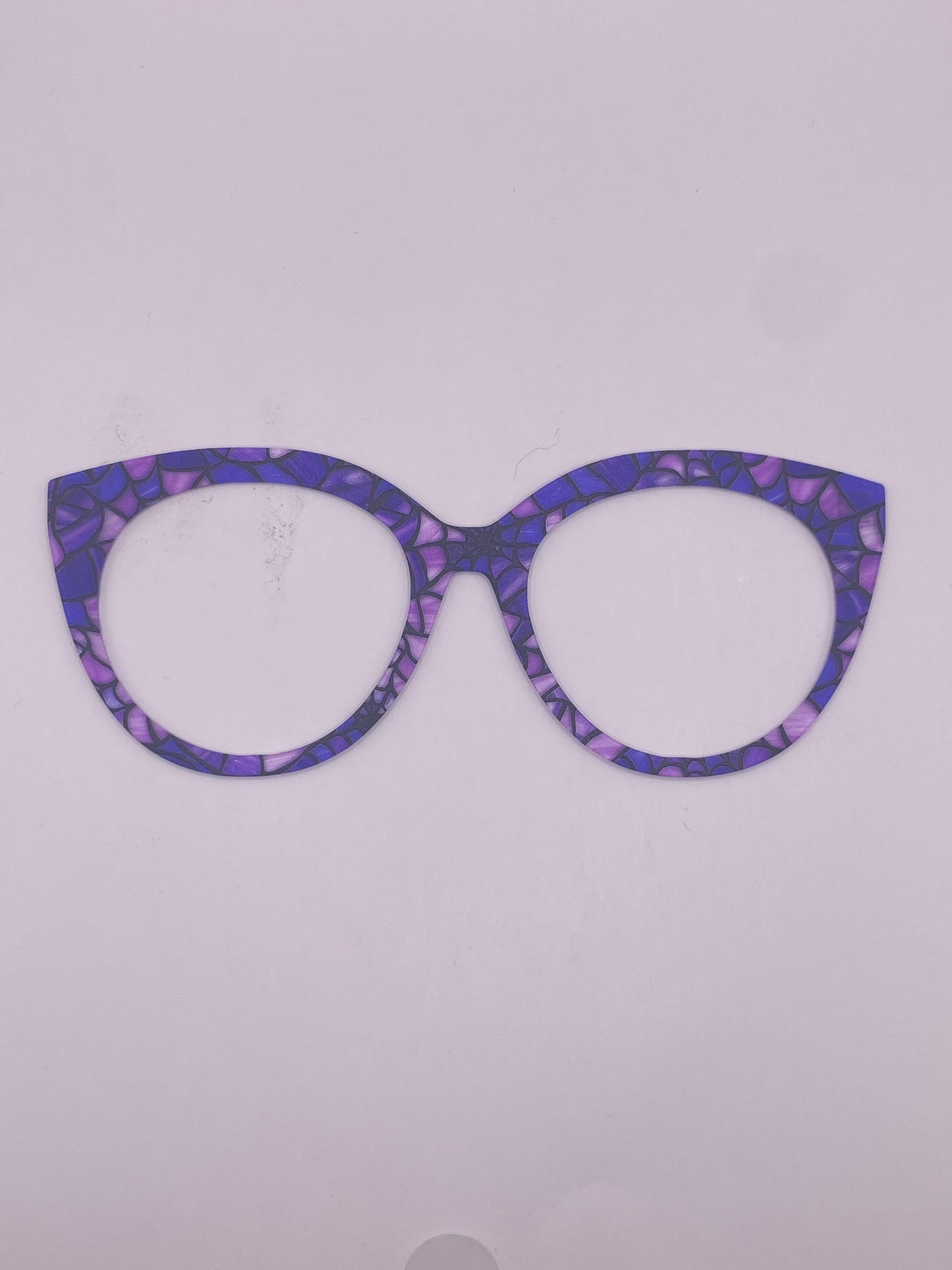 Purple spider web topper