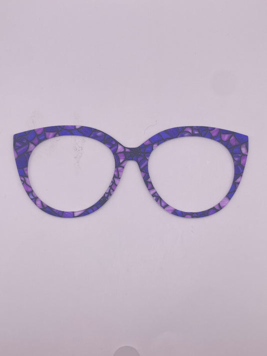 Purple spider web topper