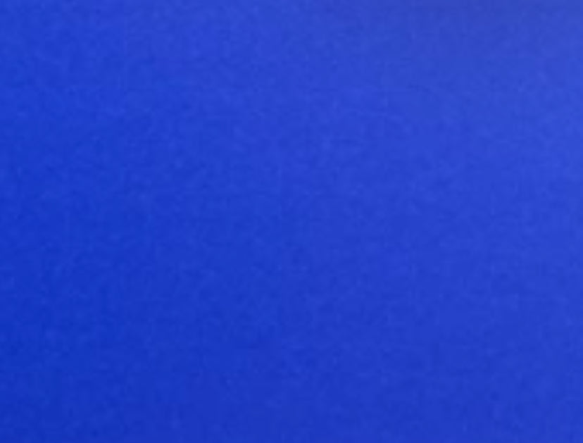 Solid blue topper