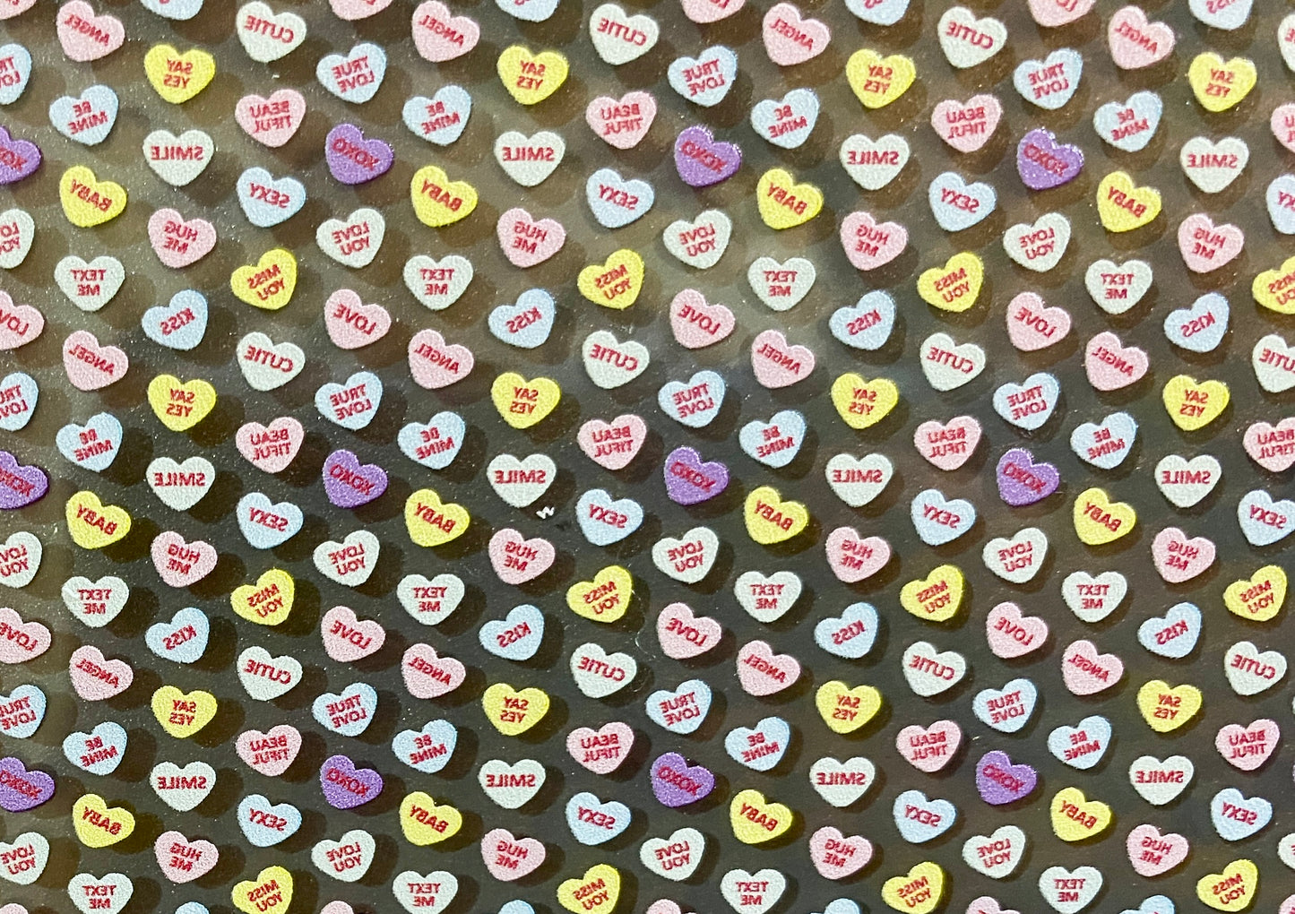 Conversation Hearts topper