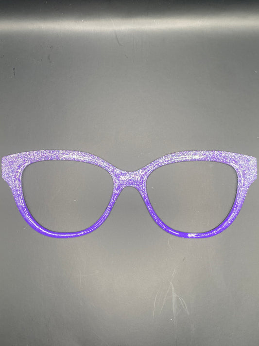 Quinn purple w silver glitter