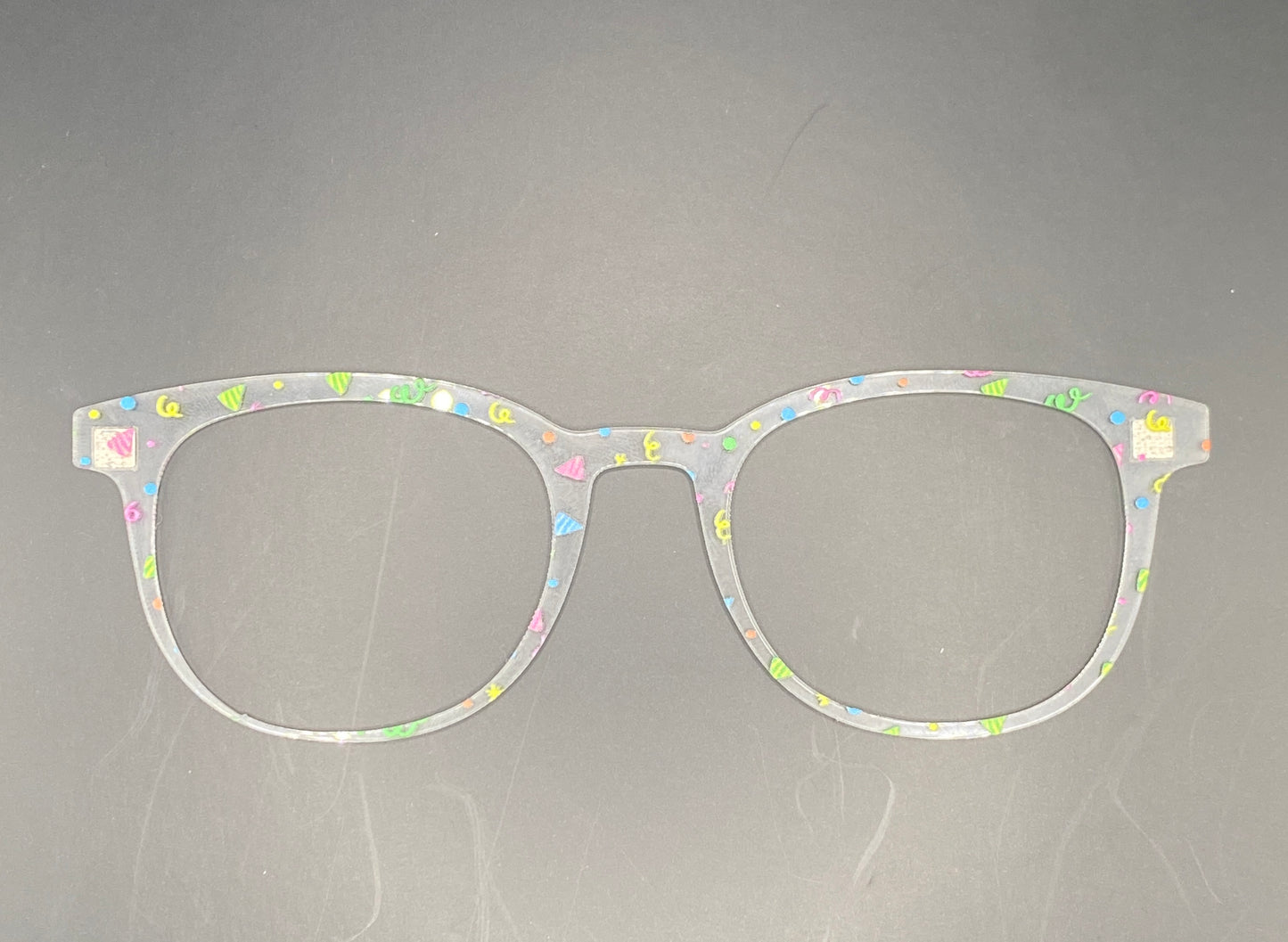 Party confetti Topper (clear)