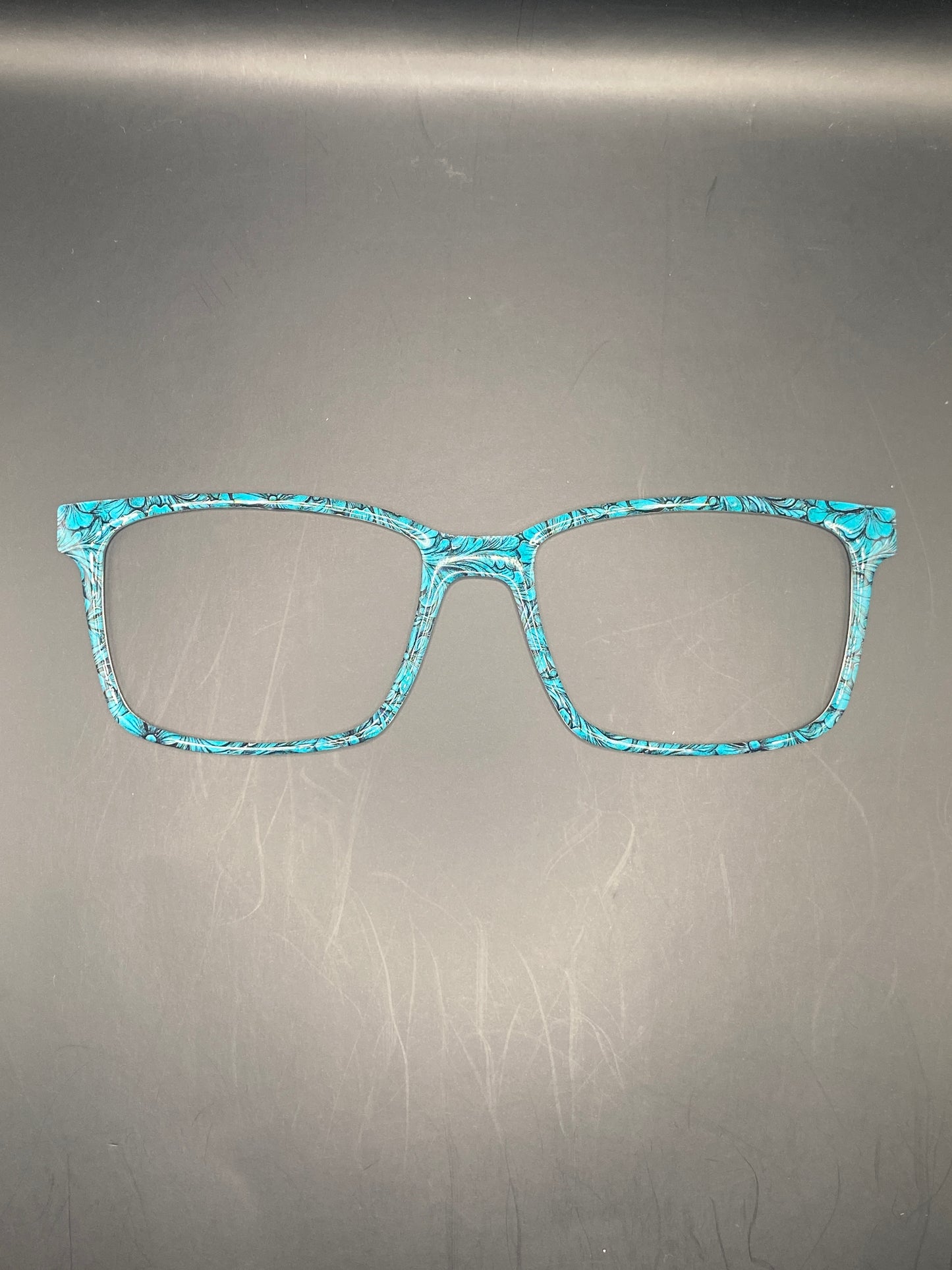 Tooled leather topper