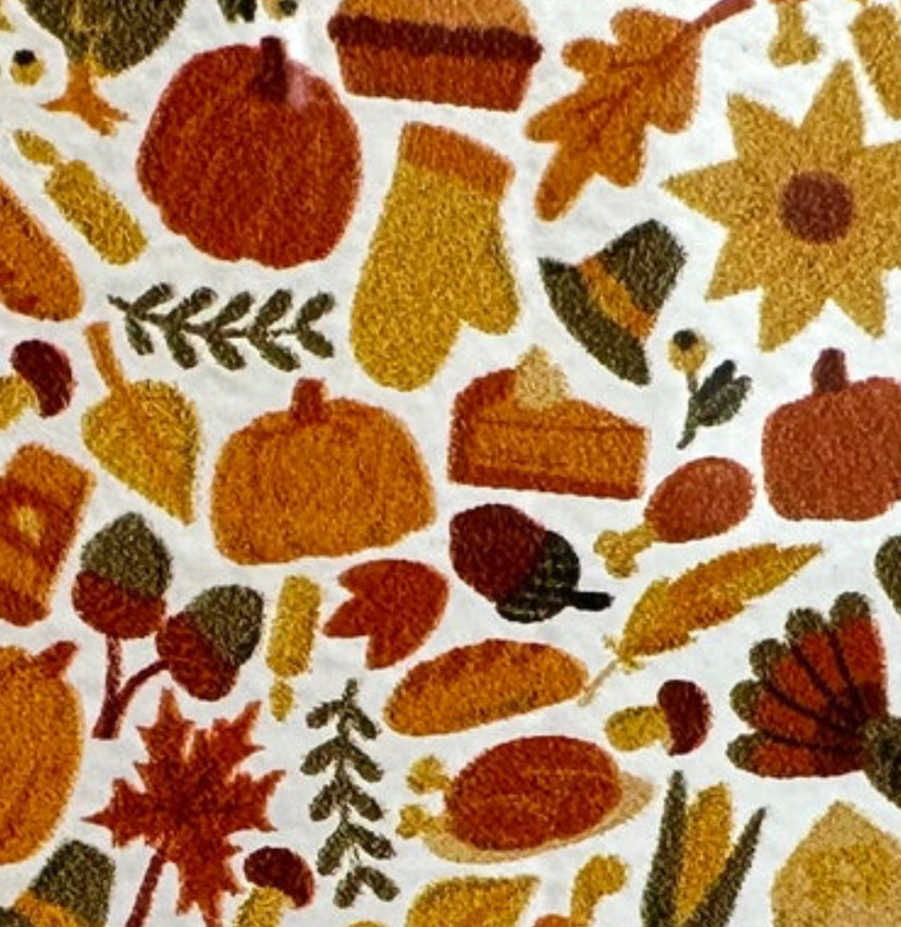 Thanksgiving Topper With Earrings (clear)