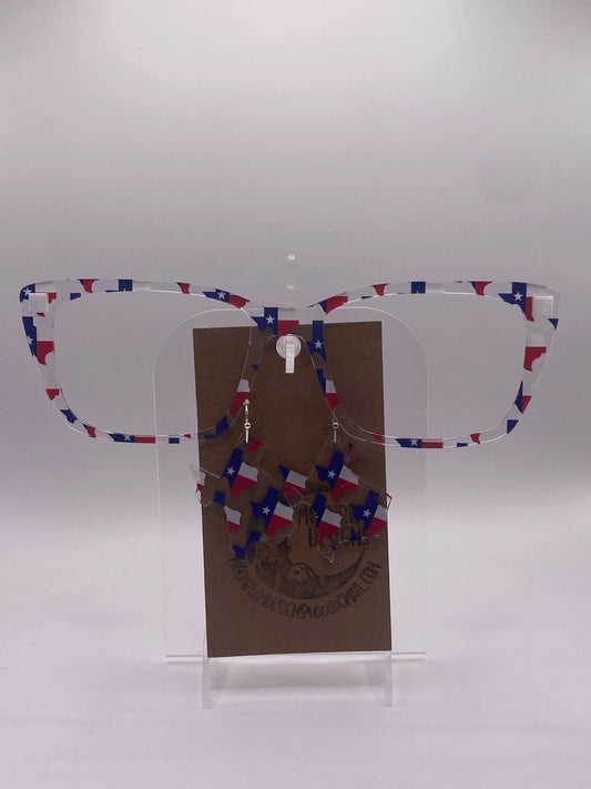 Texas Topper With Earrings (clear)