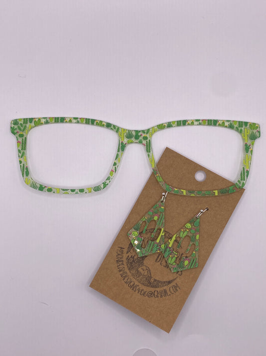 Cactus Topper With Earrings (clear)