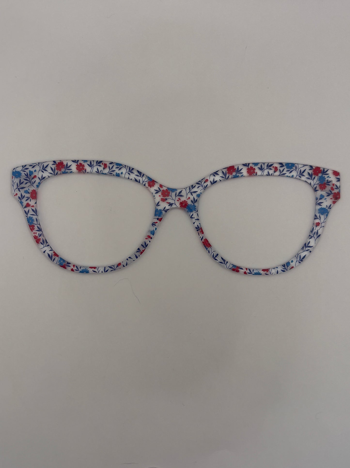 Patriotic poppies topper clear