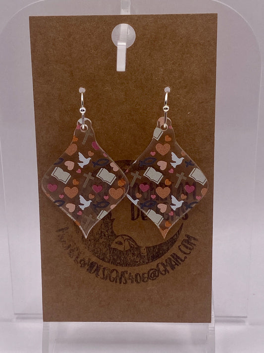 Take me to church earrings