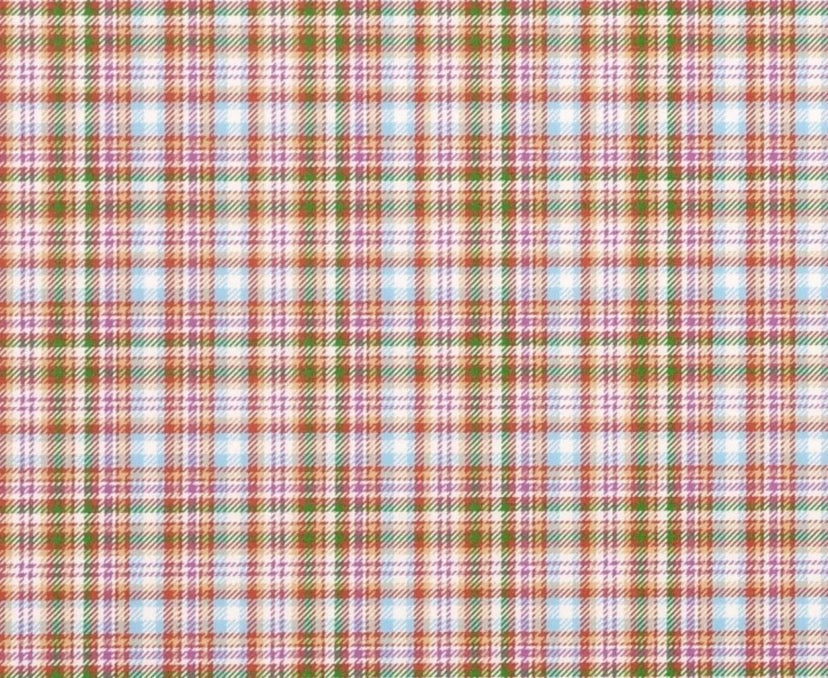 Pink tartan topper with earrings