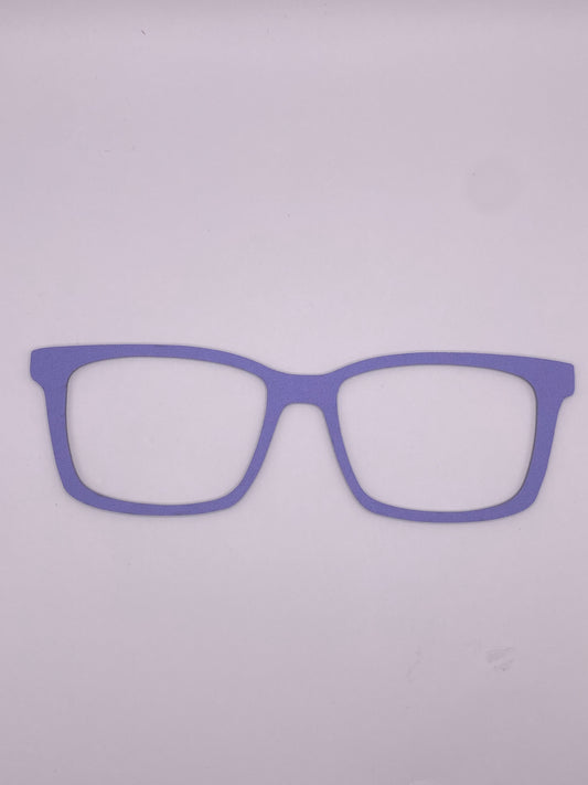 Solid pastel purple topper
