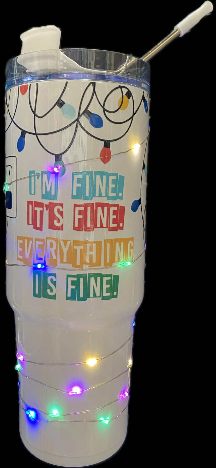 30oz. Light up Christmas tumbler