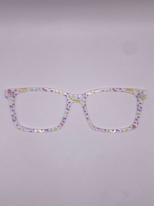 Colorful music Topper (clear)
