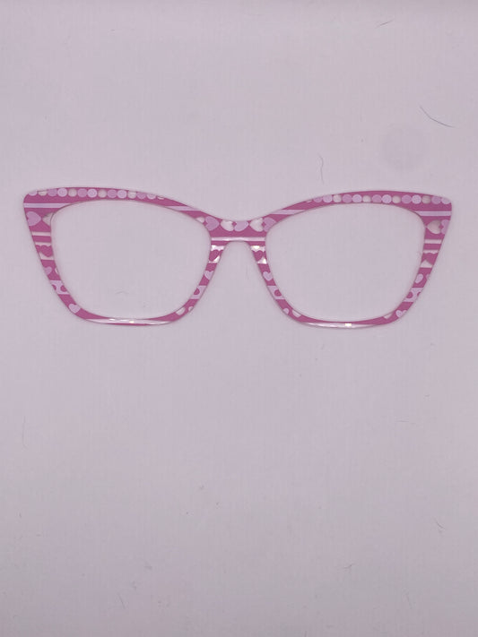 Scattered Heart stripes topper