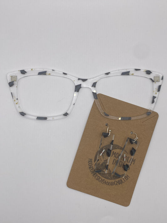 Graduation toss Topper With Earrings