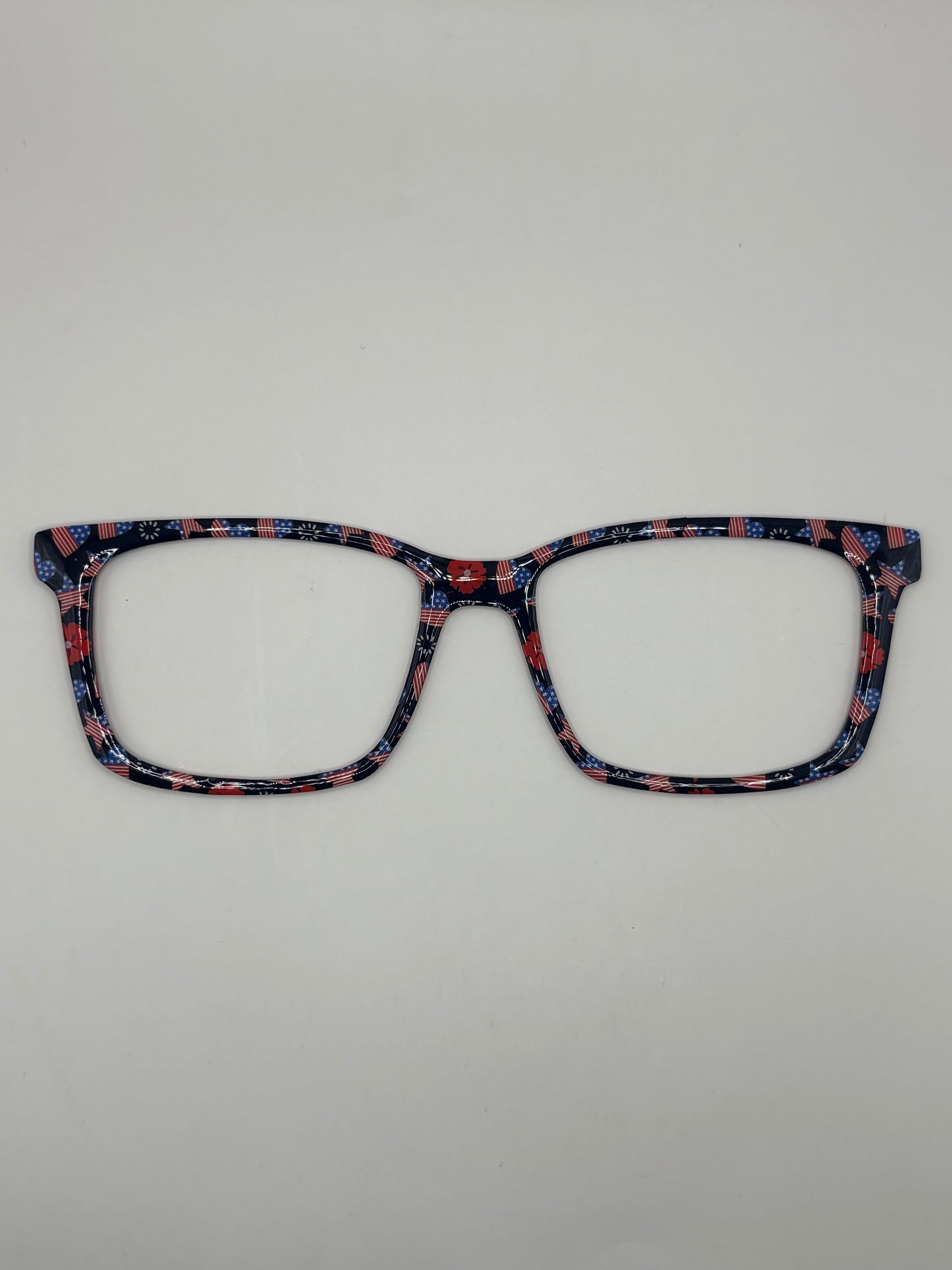 Patriotic hearts and stars topper