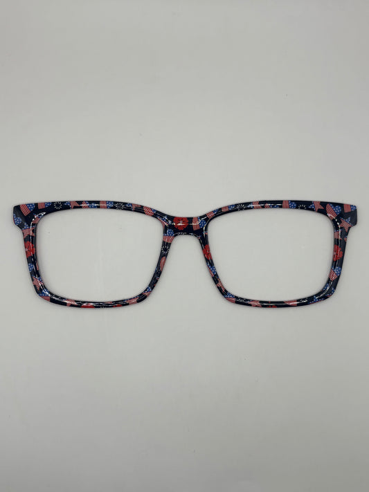 Patriotic hearts and stars topper